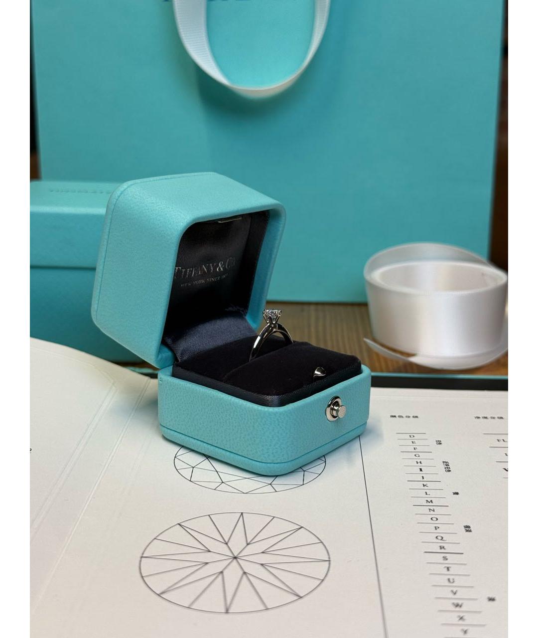 TIFFANY&CO Белое серебряное кольцо, фото 3