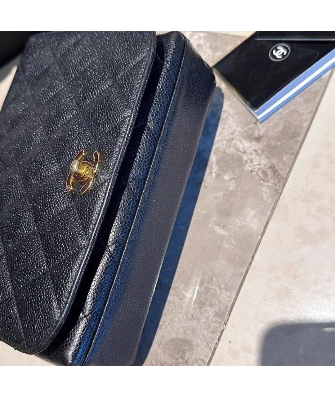 CHANEL Кожаная сумка через плечо, фото 2