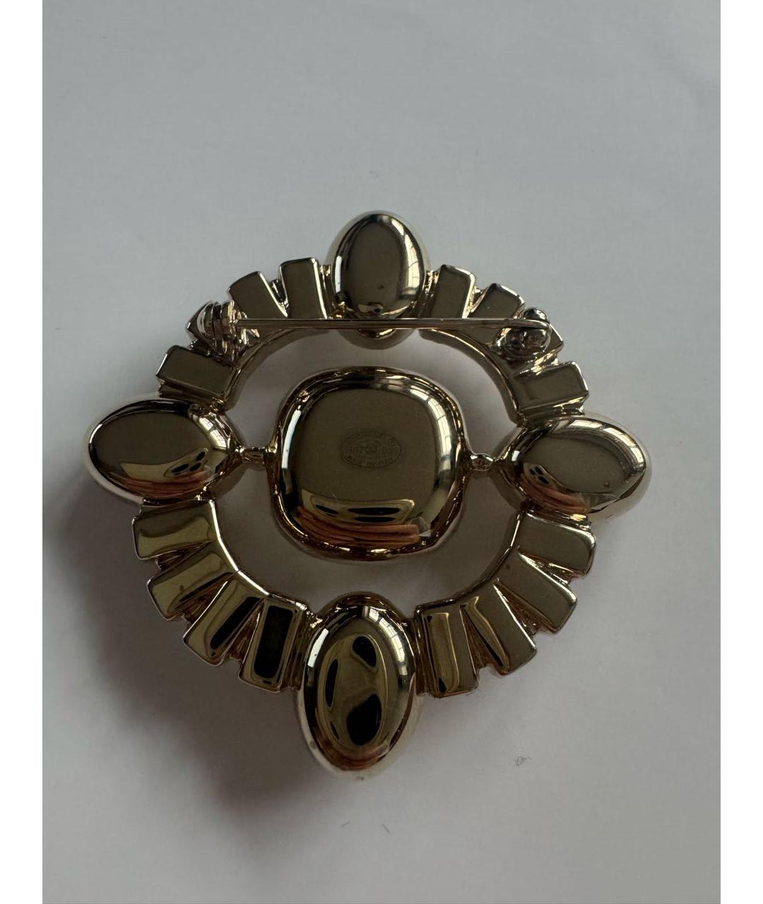 CHANEL Золотая металлическая булавка / брошь, фото 2