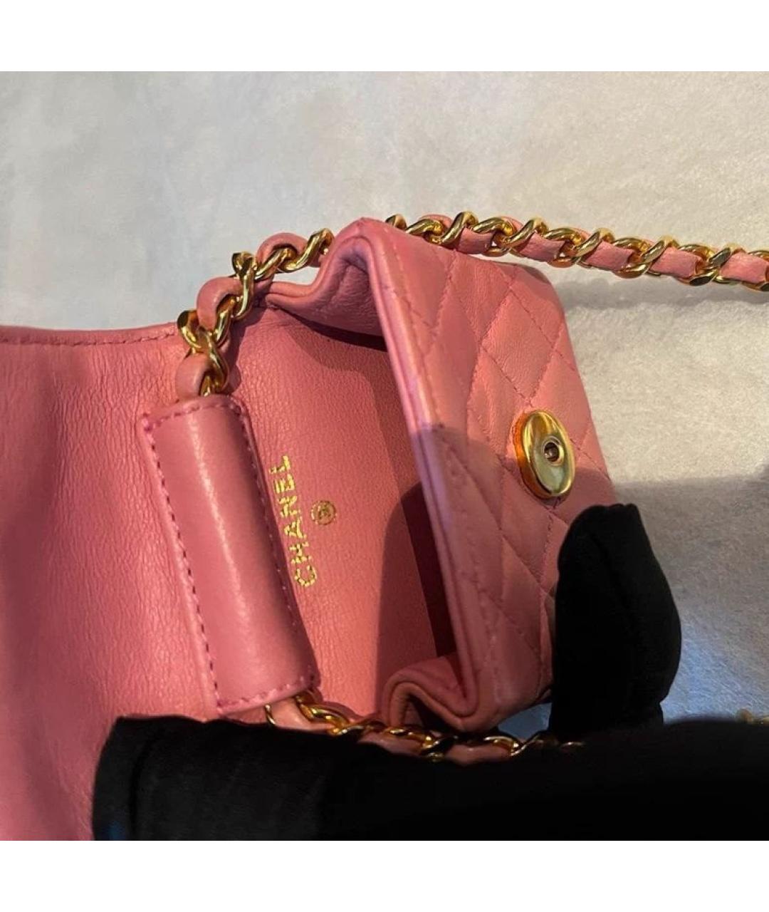 CHANEL Кожаная сумка через плечо, фото 4