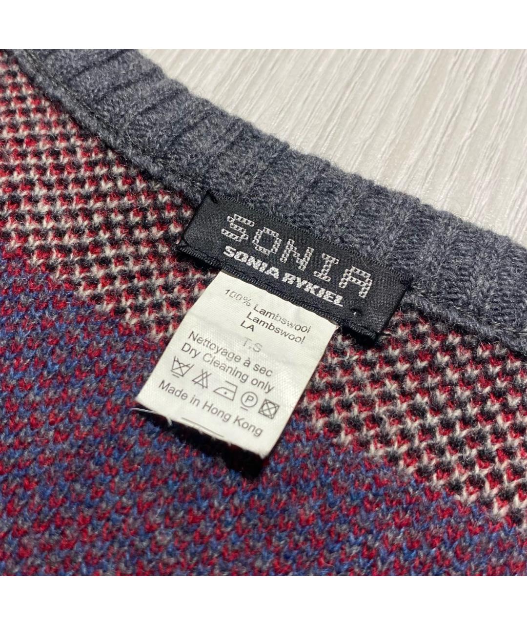 SONIA RYKIEL Мульти шерстяная жилетка, фото 4