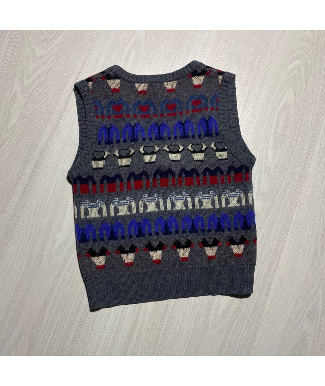 SONIA RYKIEL Мульти шерстяная жилетка, фото 6