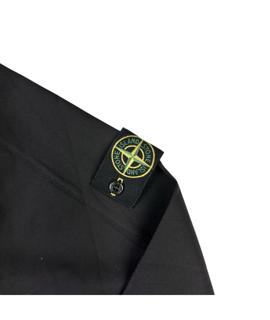 STONE ISLAND Черная полиамидовая куртка, фото 4