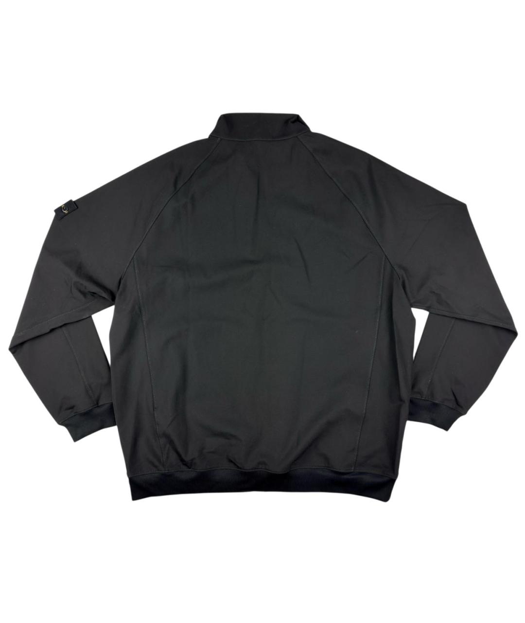 STONE ISLAND Черная полиамидовая куртка, фото 2