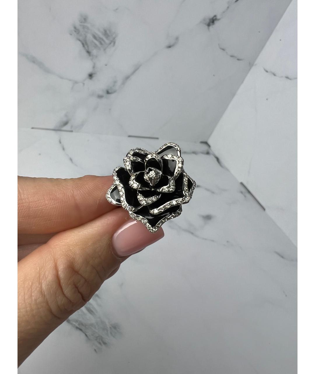 ROBERTO COIN Черное кольцо из белого золота, фото 3