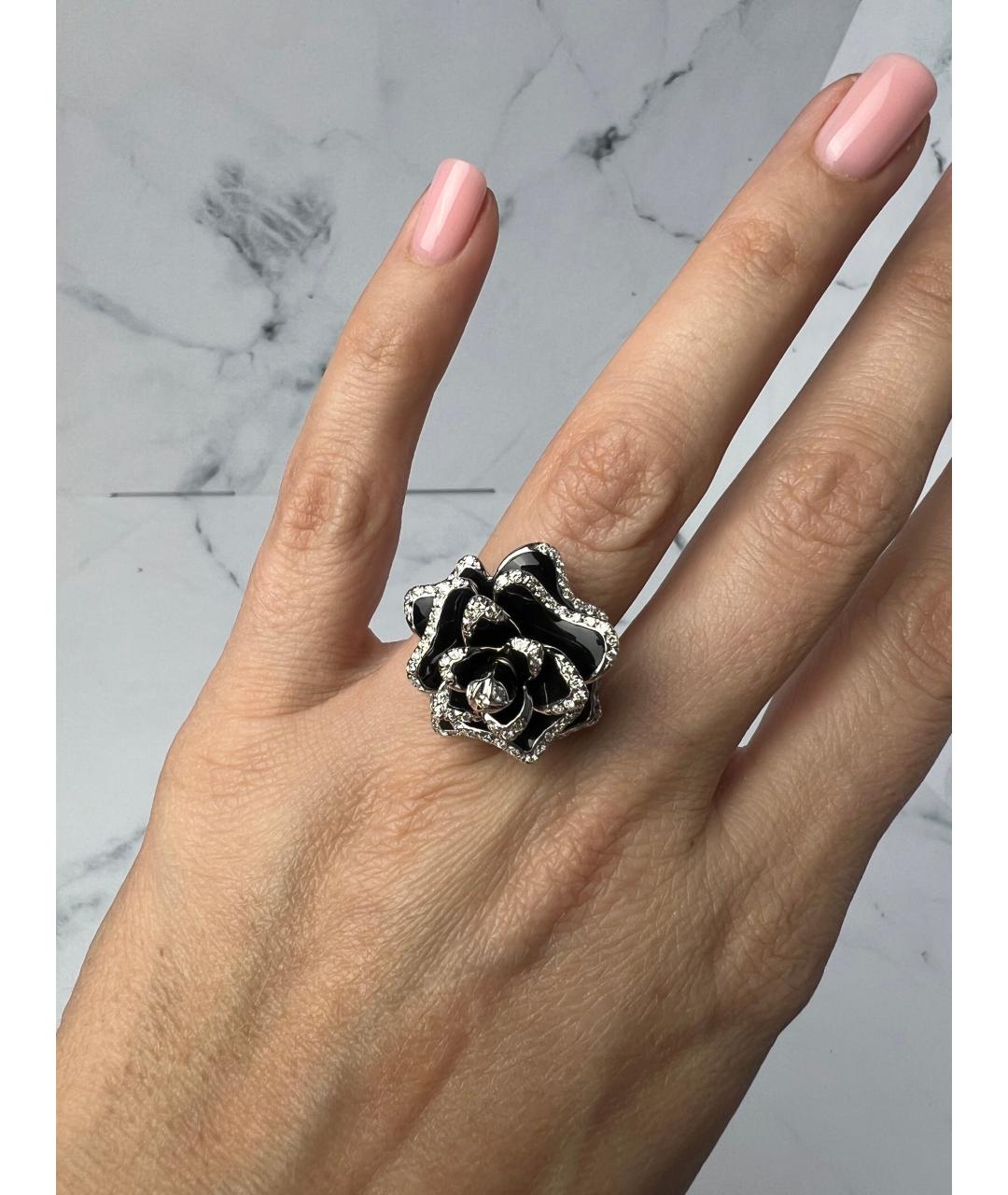 ROBERTO COIN Черное кольцо из белого золота, фото 7