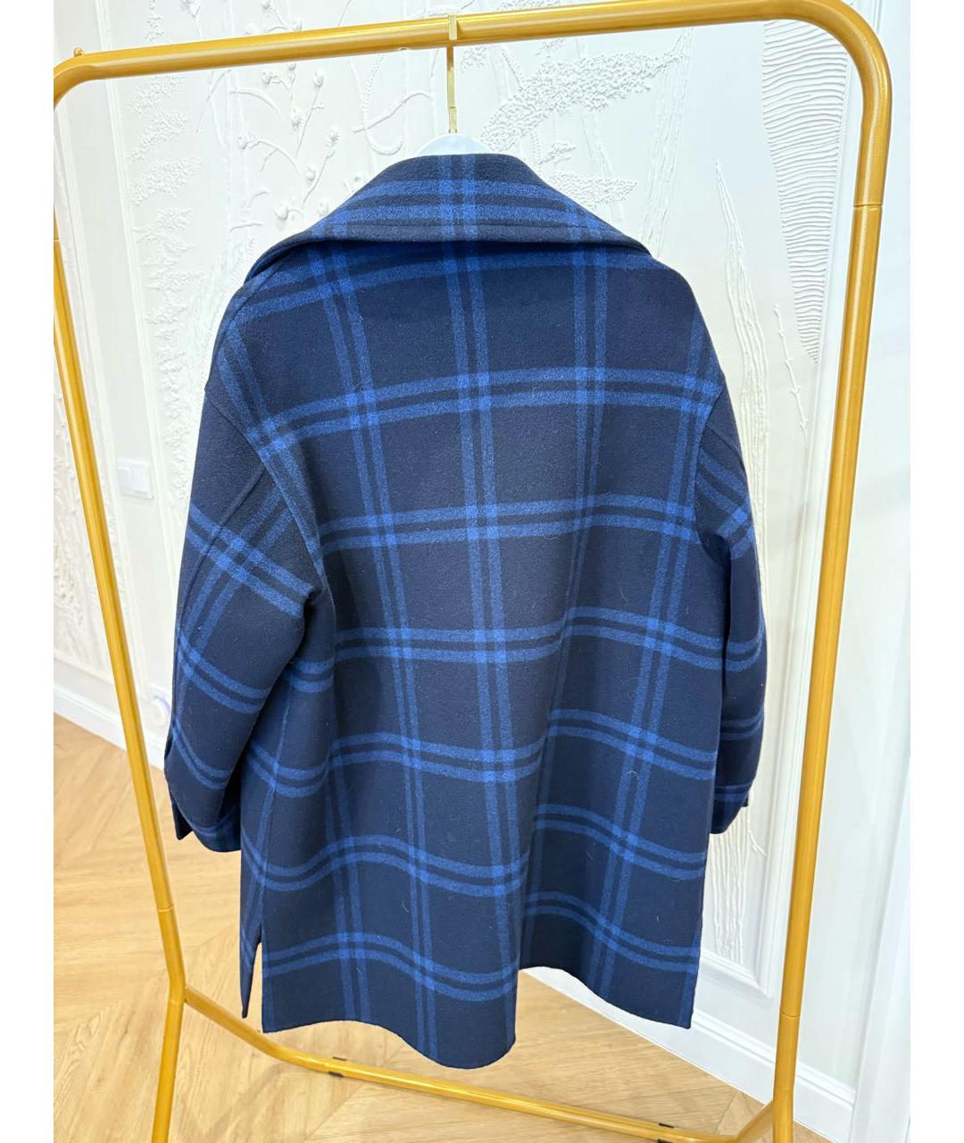 'S MAX MARA Синее пальто, фото 2