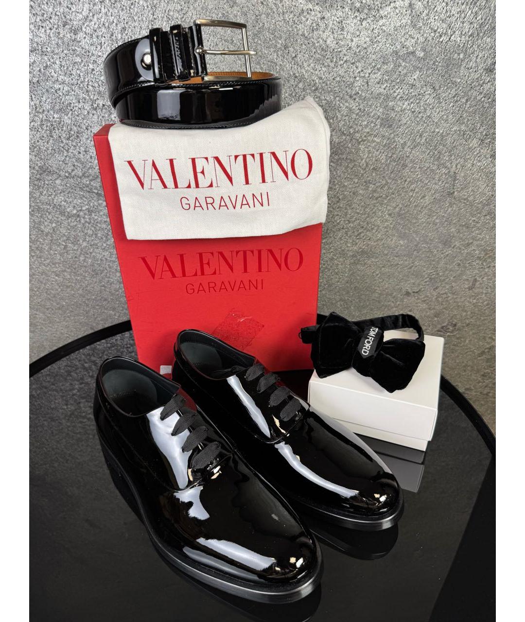 VALENTINO Черные туфли из лакированной кожи, фото 6