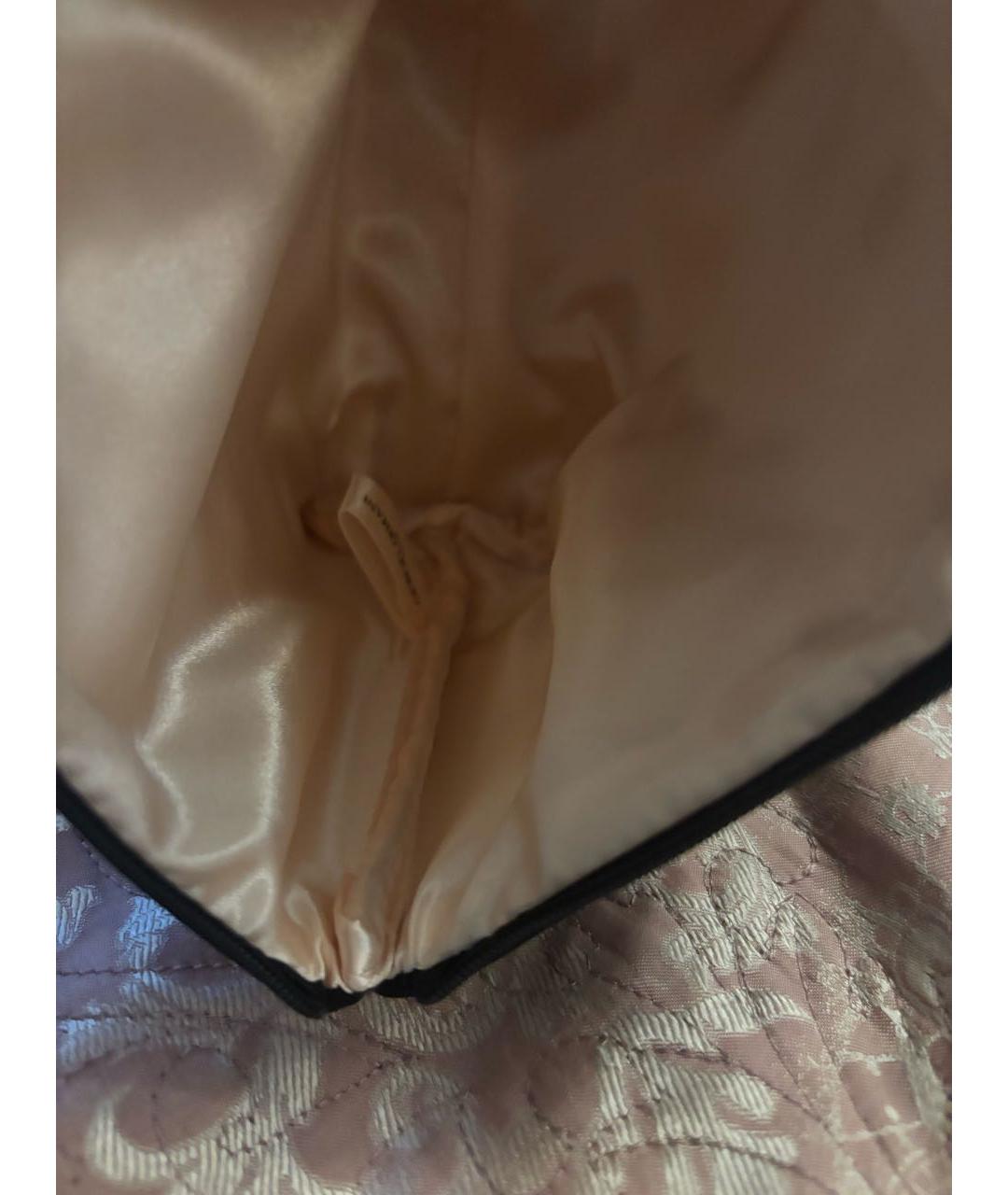 GIORGIO ARMANI Черная тканевая косметичка, фото 5