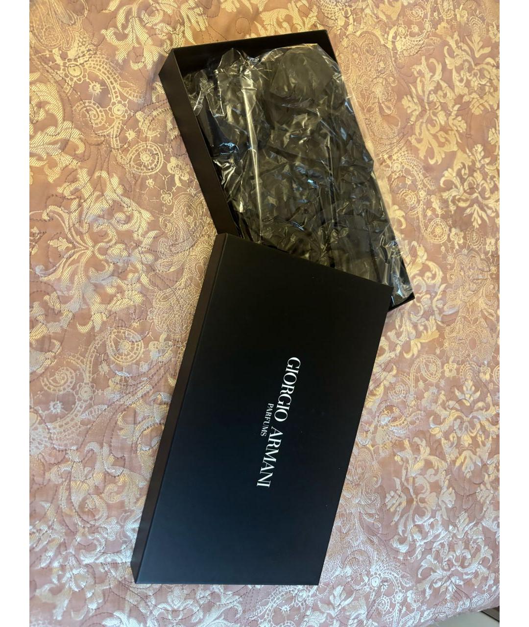 GIORGIO ARMANI Черная тканевая косметичка, фото 8