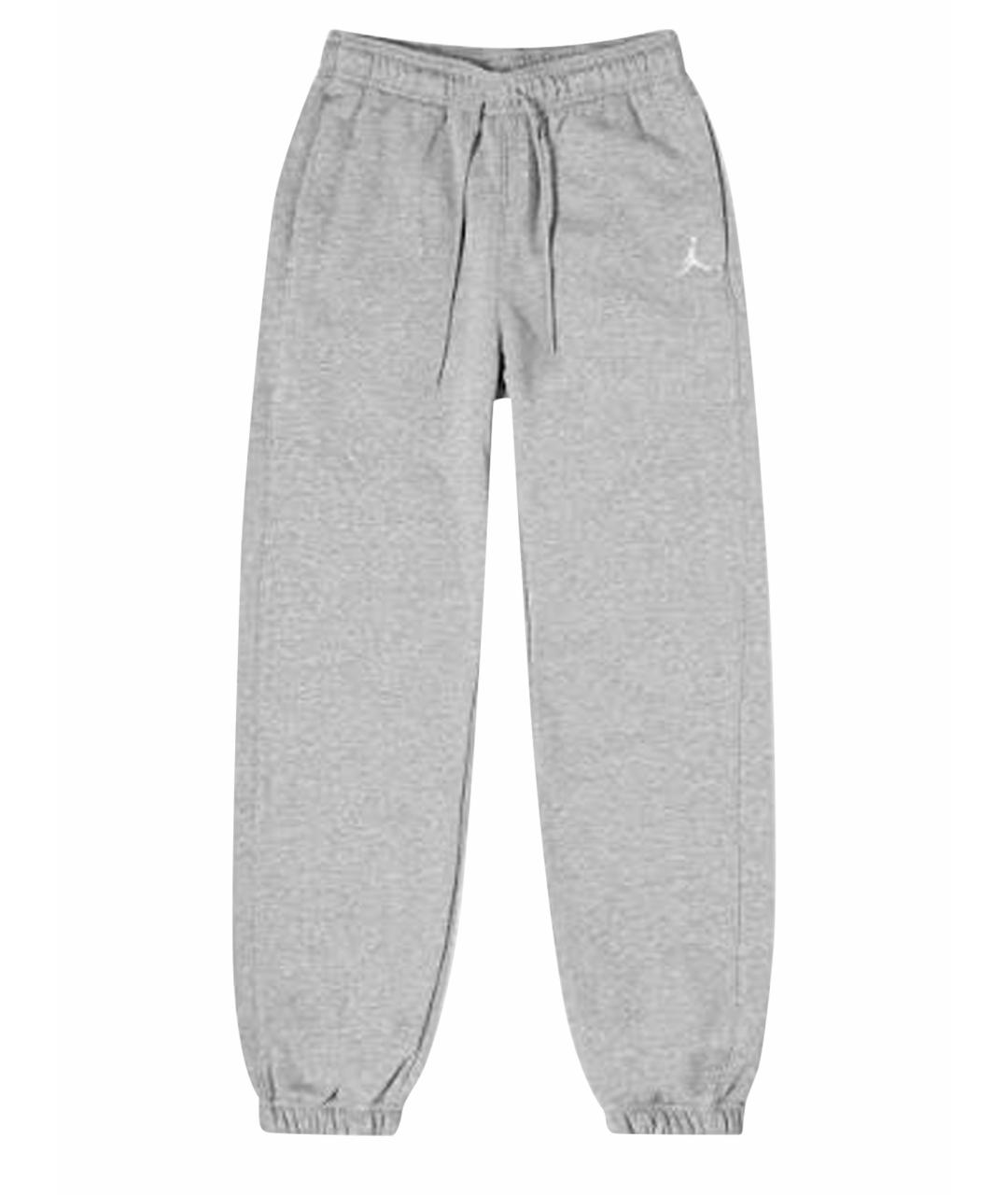 NIKE Серые хлопковые спортивные брюки и шорты, фото 1