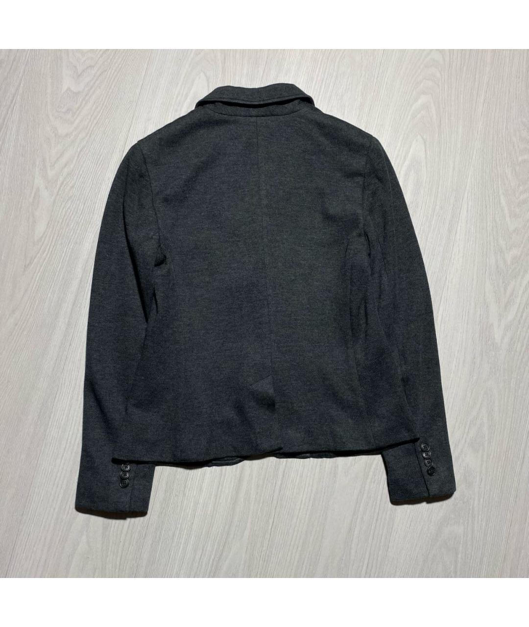 POLO RALPH LAUREN Антрацитовый хлопковый жакет/пиджак, фото 6