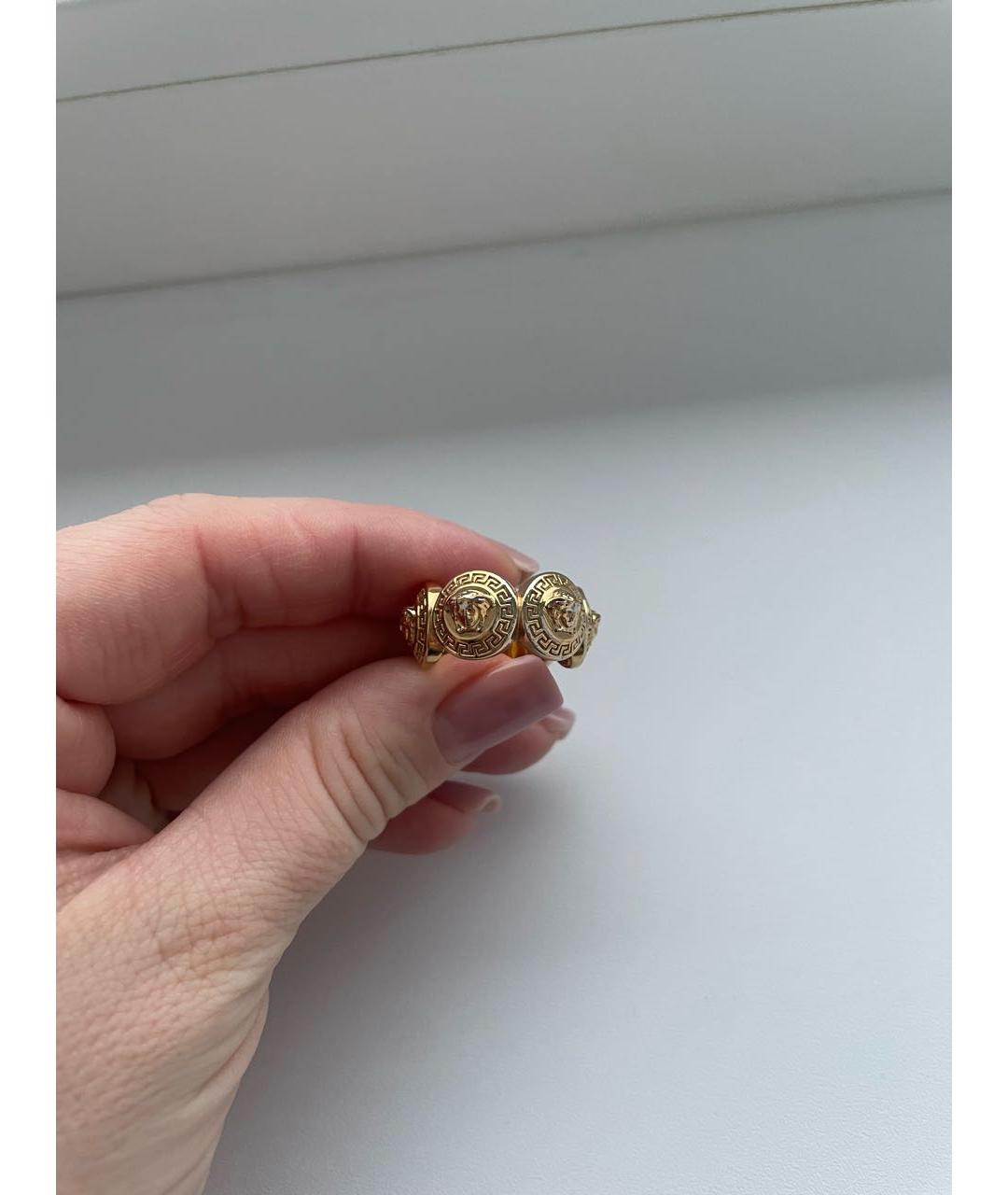VERSACE Золотое латунное кольцо, фото 2