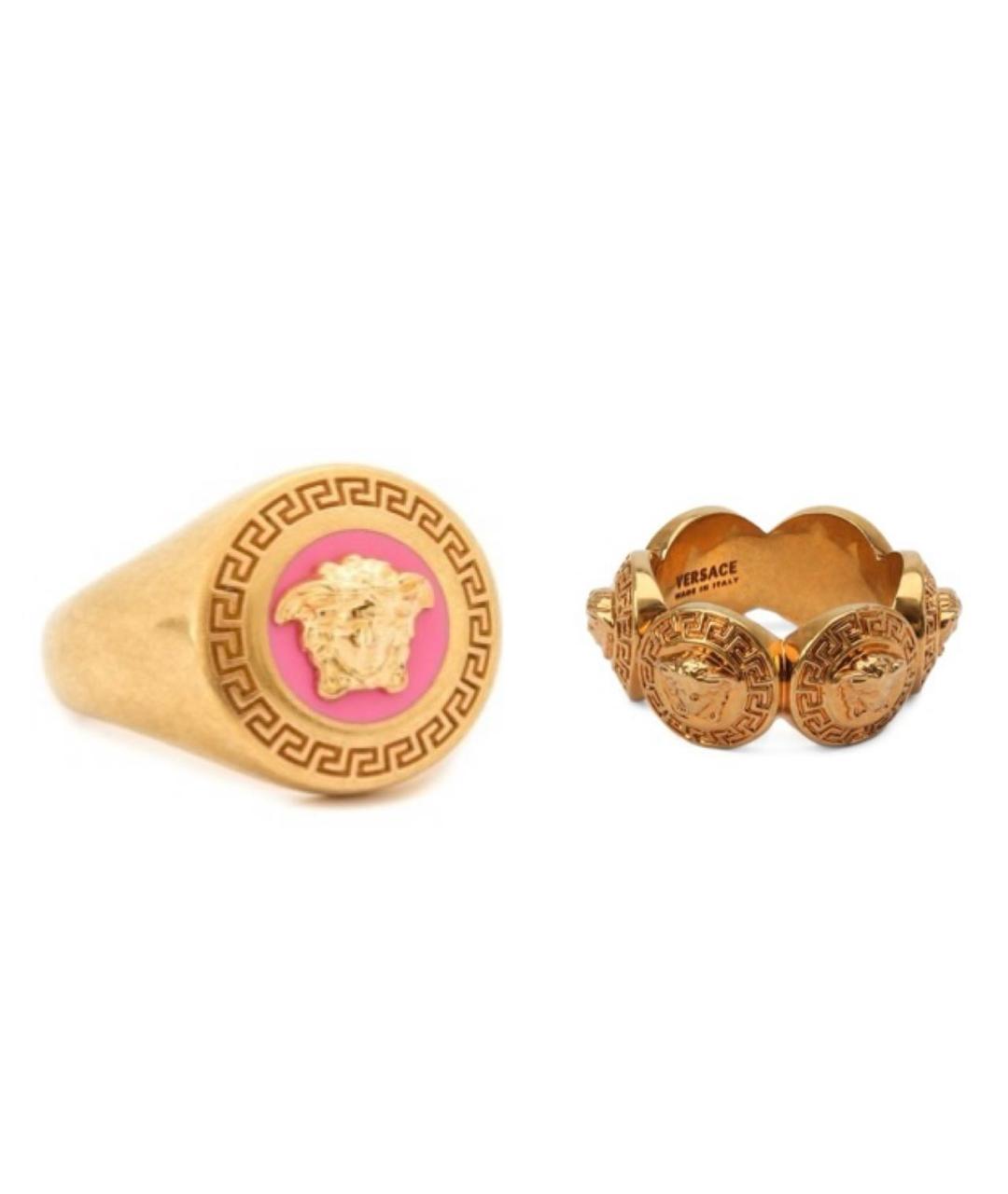 VERSACE Золотое латунное кольцо, фото 1