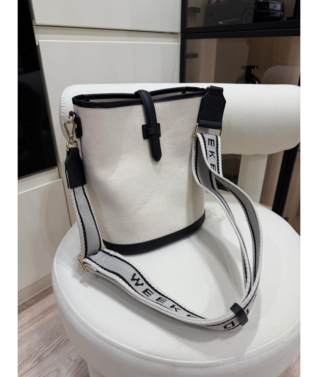 WEEKEND MAX MARA Бежевая сумка через плечо, фото 9