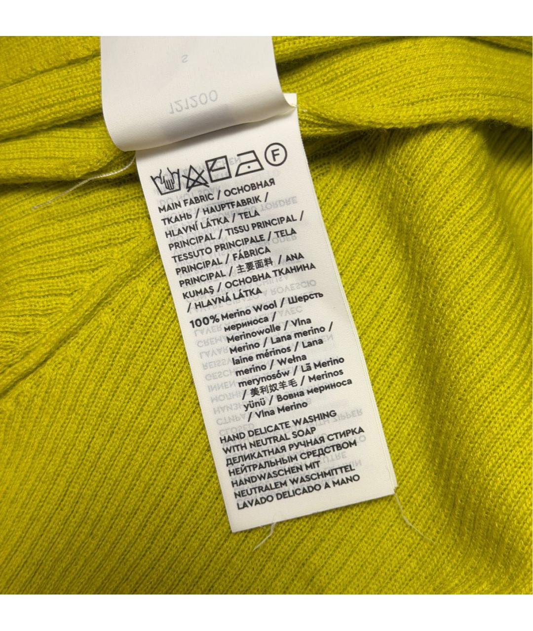 12 STOREEZ Желтый шерстяной джемпер / свитер, фото 6