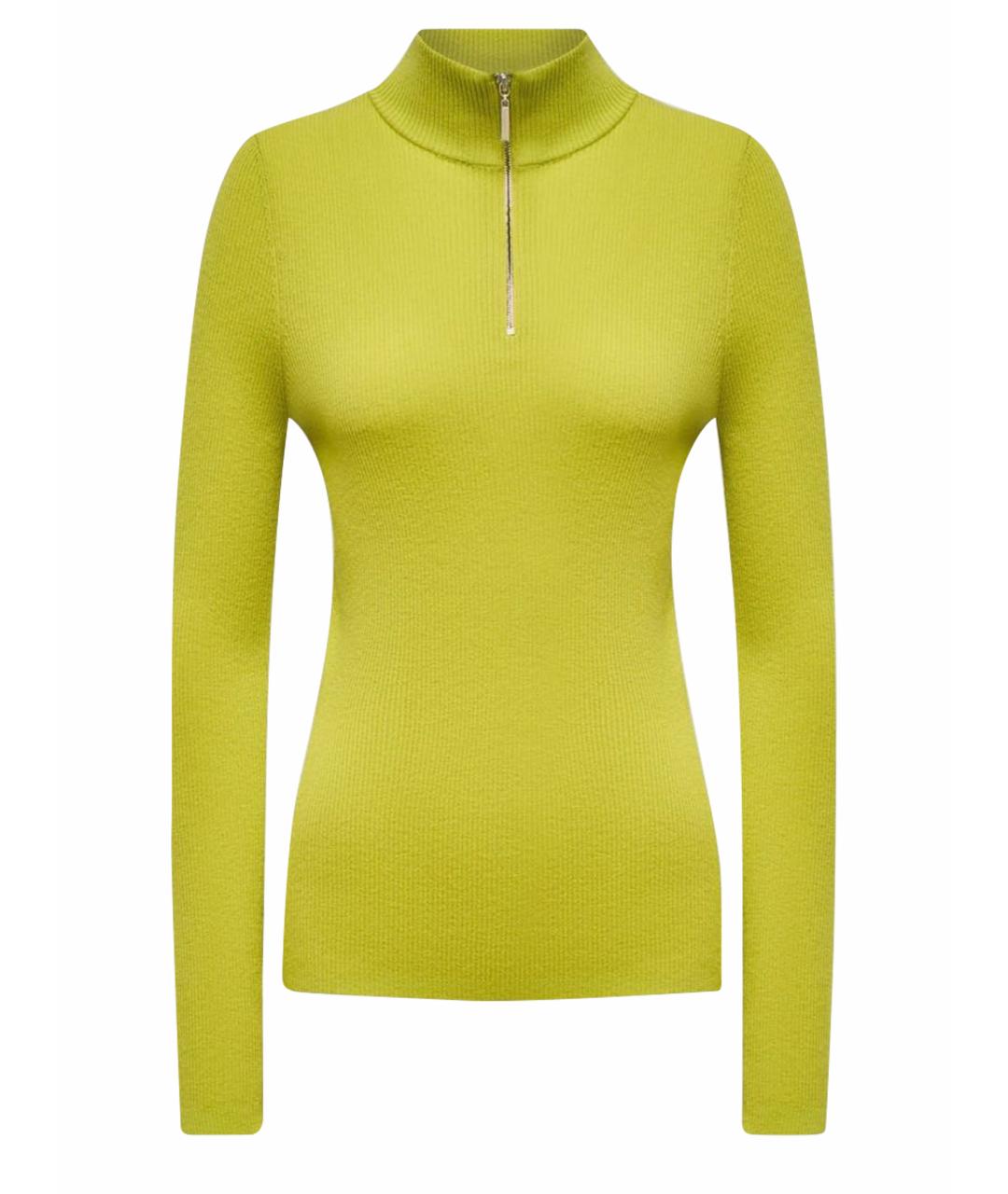 12 STOREEZ Желтый шерстяной джемпер / свитер, фото 1