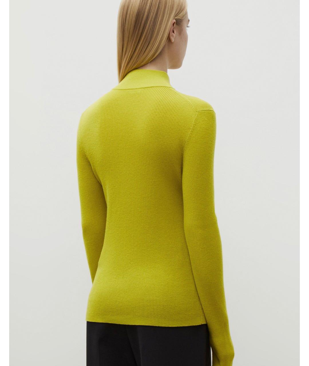 12 STOREEZ Желтый шерстяной джемпер / свитер, фото 2