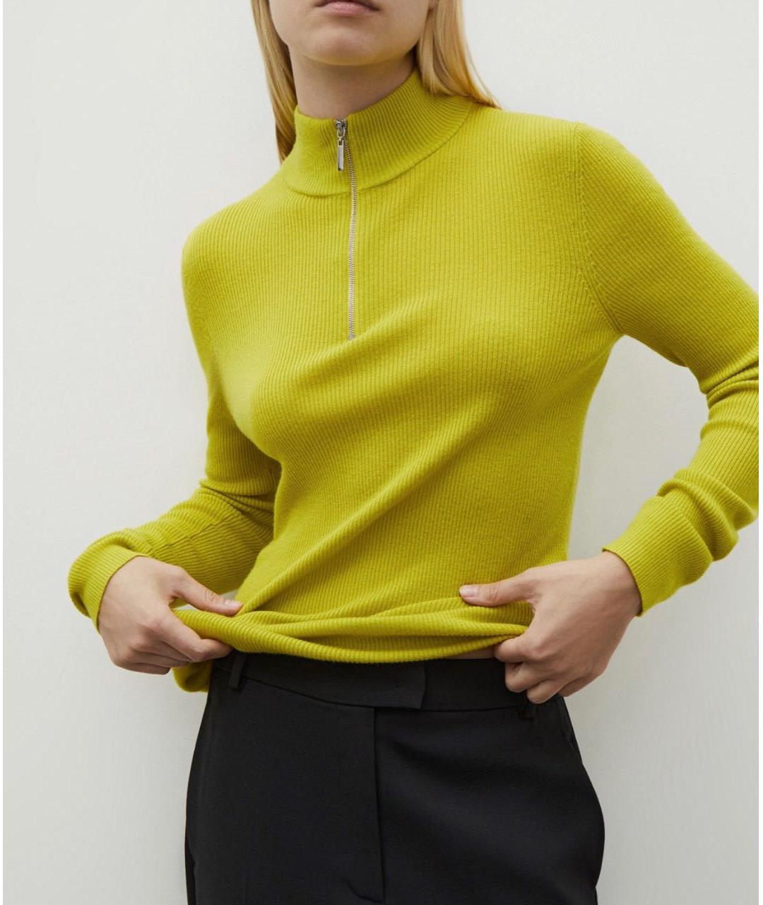 12 STOREEZ Желтый шерстяной джемпер / свитер, фото 4