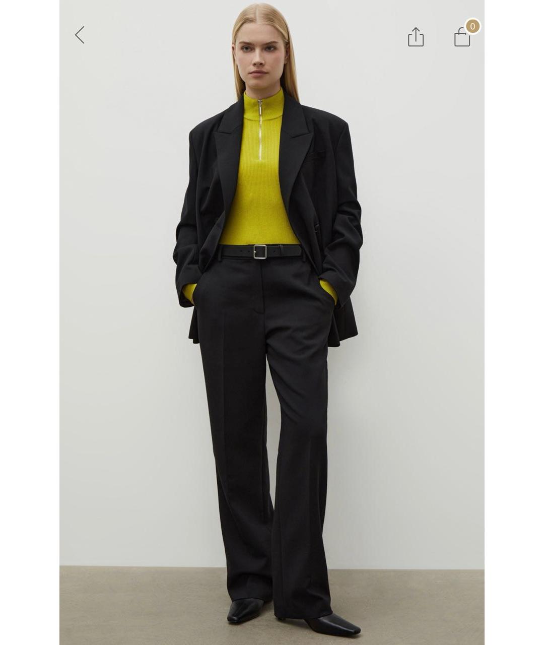 12 STOREEZ Желтый шерстяной джемпер / свитер, фото 5