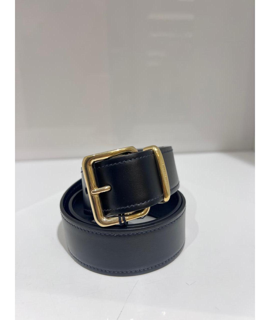 MIU MIU Черный кожаный ремень, фото 3
