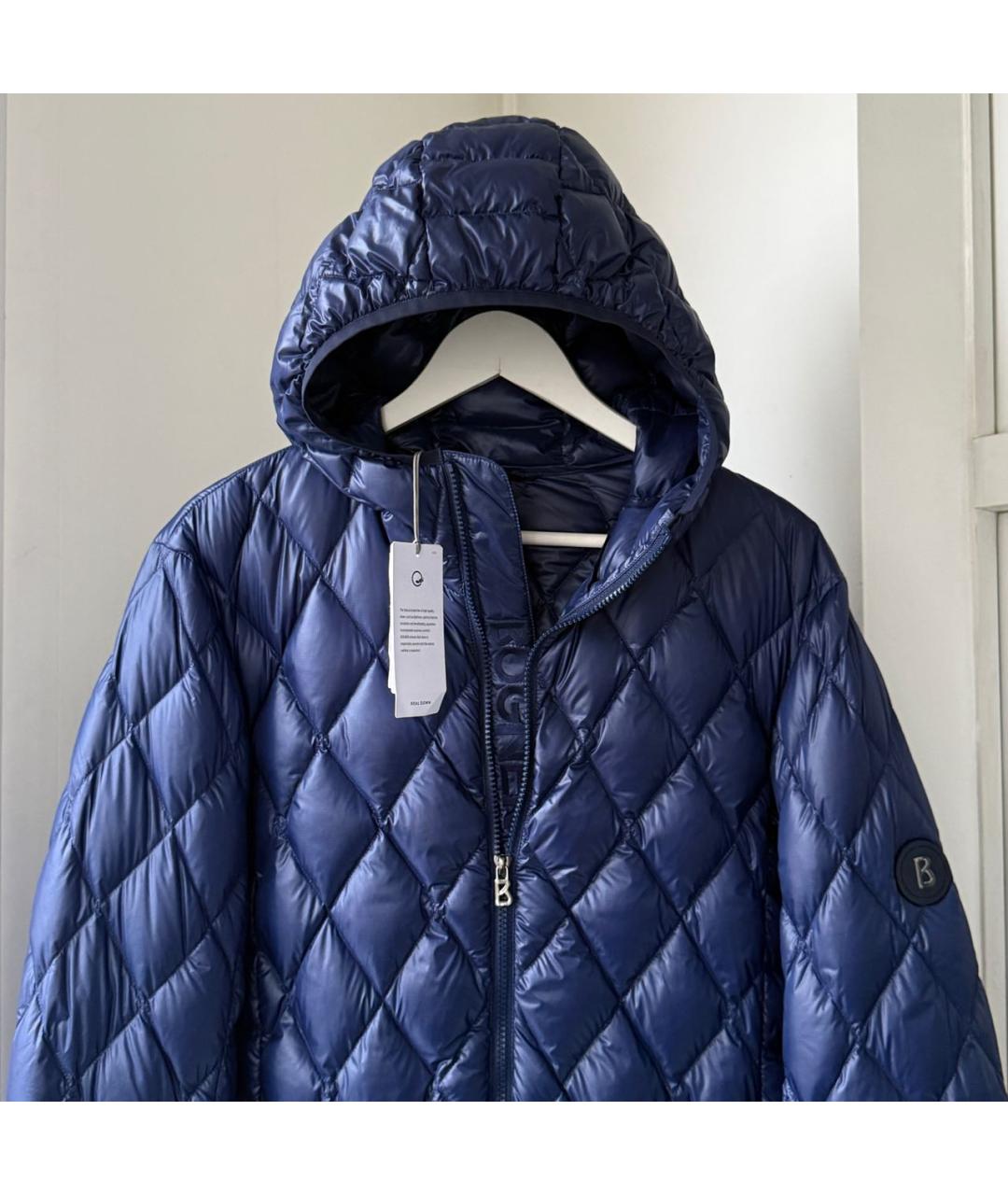 BOGNER Темно-синяя полиамидовая куртка, фото 2