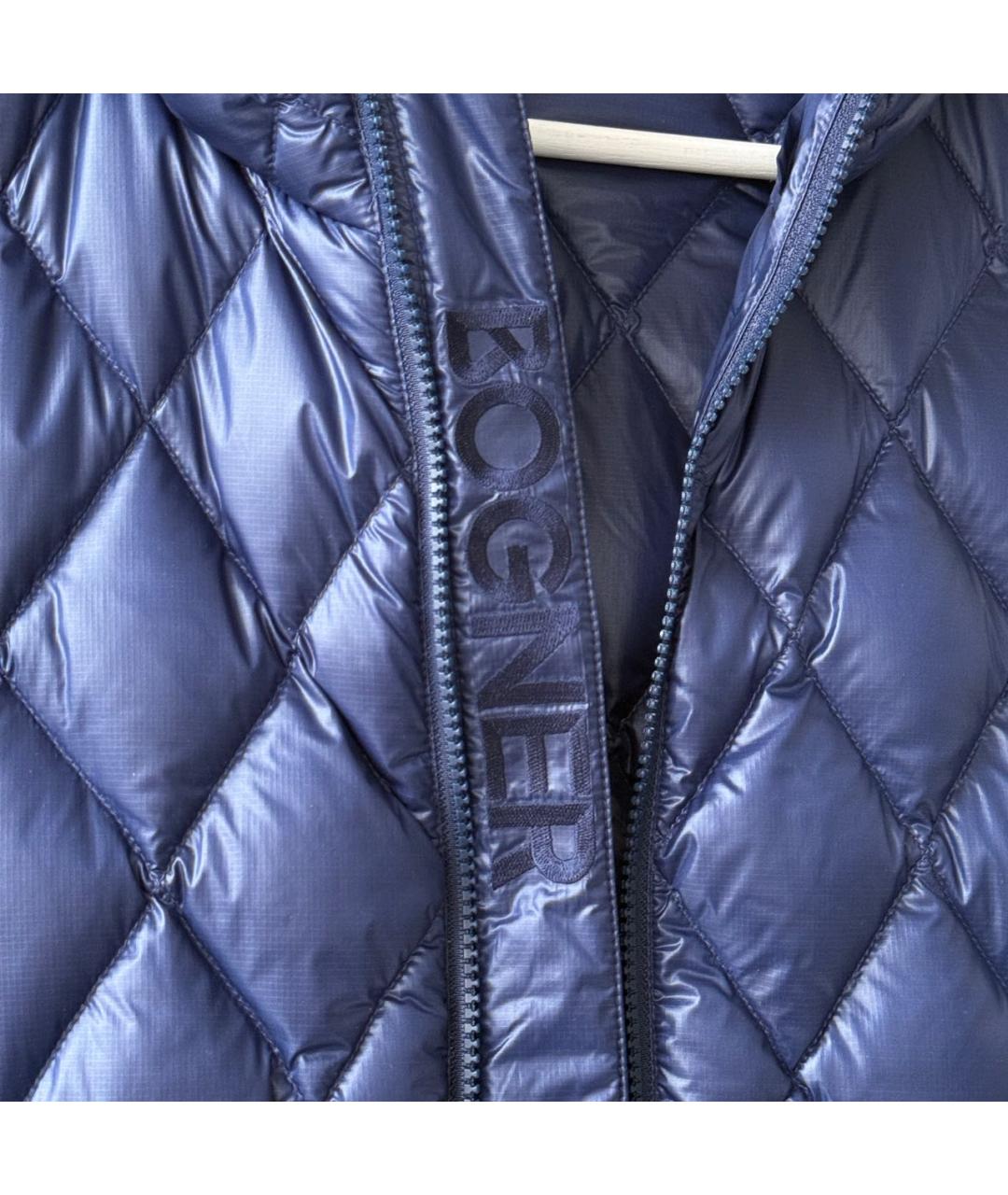 BOGNER Темно-синяя полиамидовая куртка, фото 6