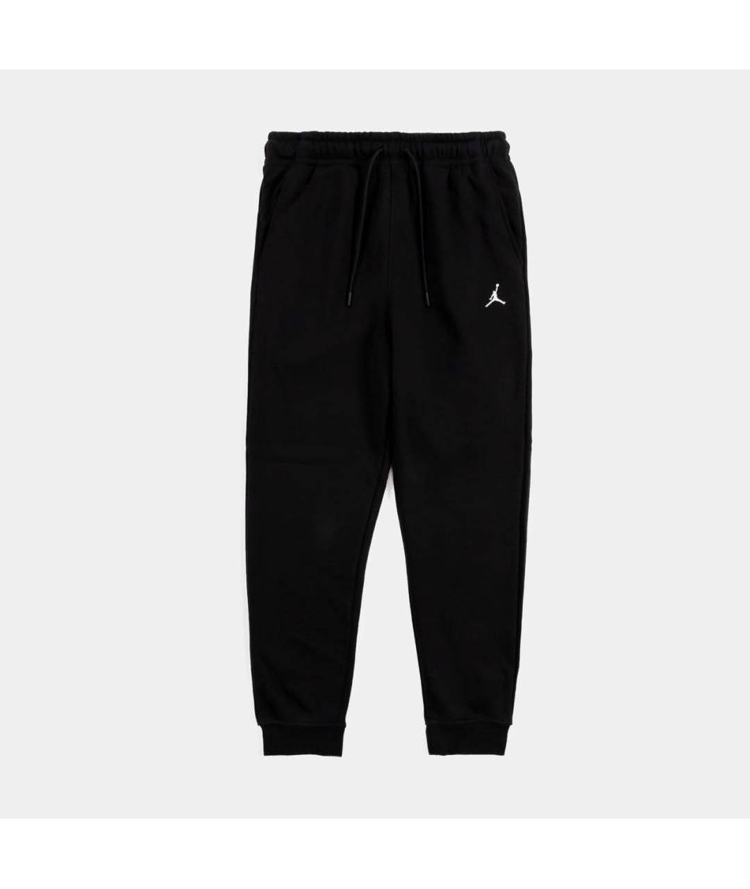 NIKE Черные хлопковые повседневные брюки, фото 3