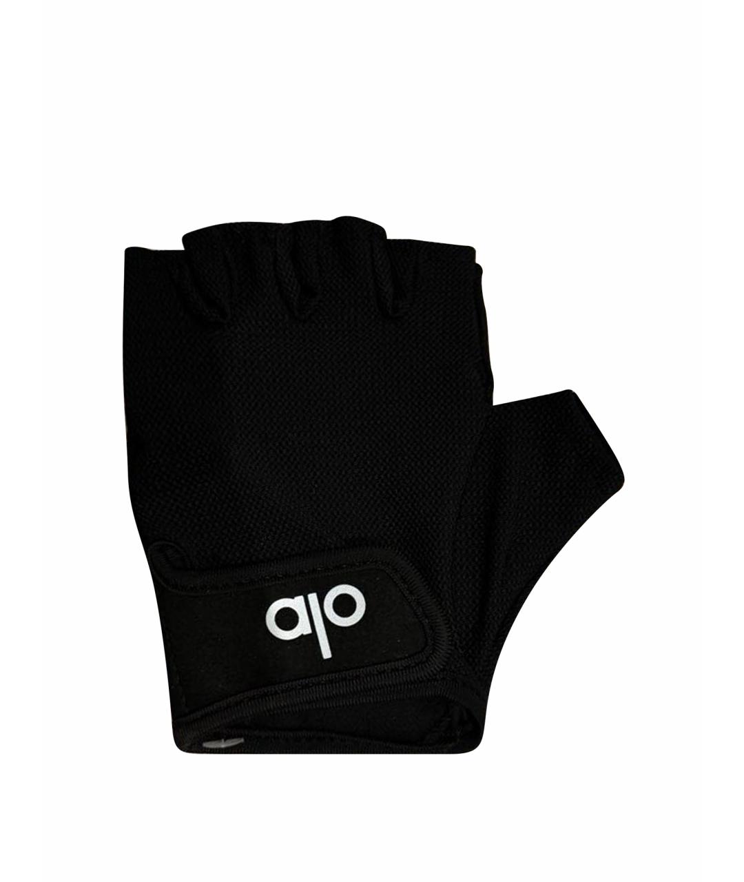 ALO YOGA Черные перчатки, фото 1