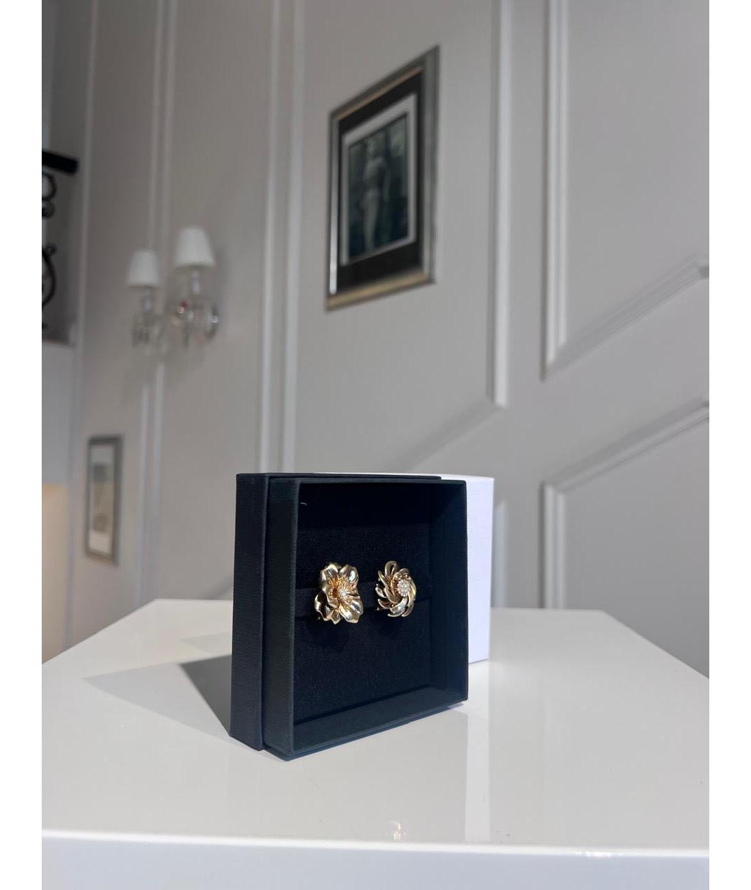 MIU MIU Золотые клипсы, фото 3