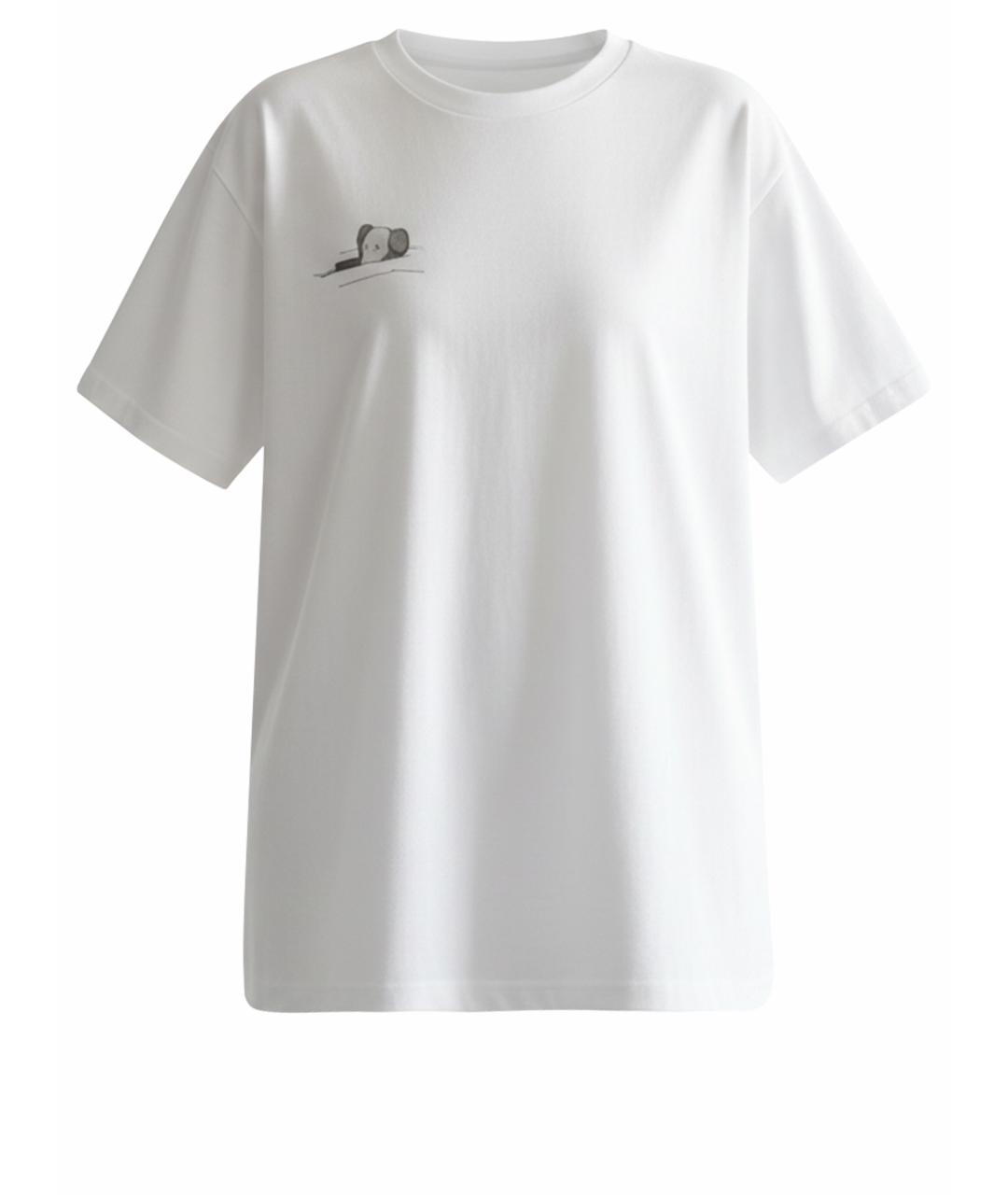 KAWS Белая хлопковая футболка, фото 1