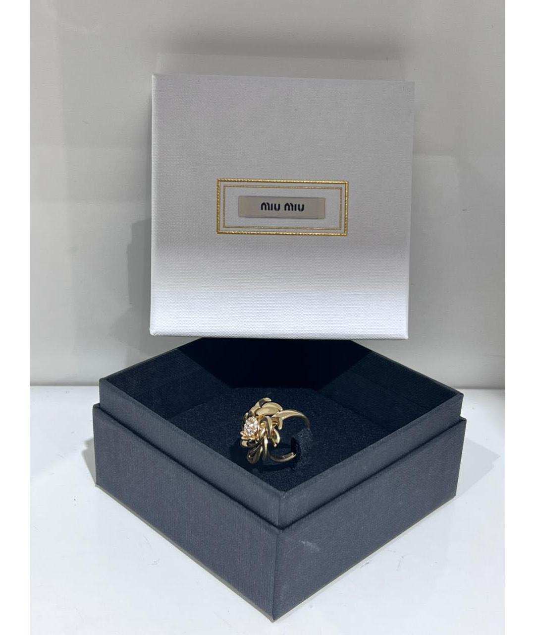 MIU MIU Золотое кольцо, фото 3
