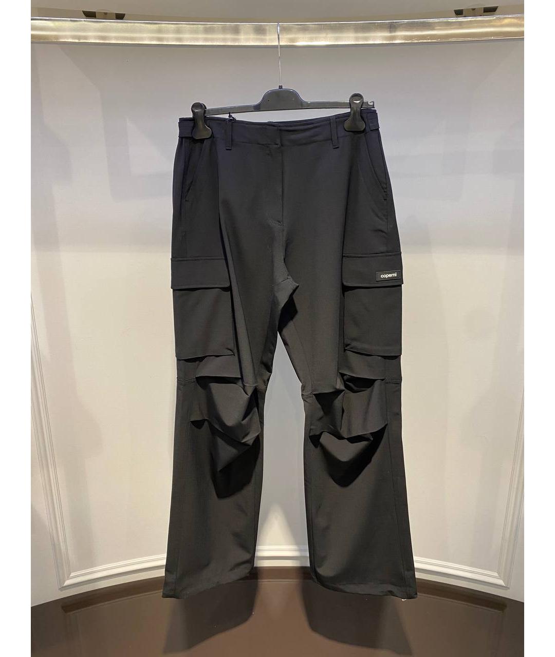 COPERNI Черные хлопковые брюки широкие, фото 4