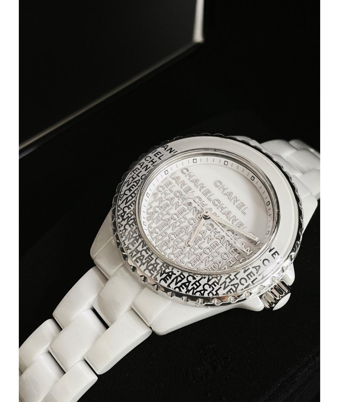 CHANEL Белые керамические часы, фото 4