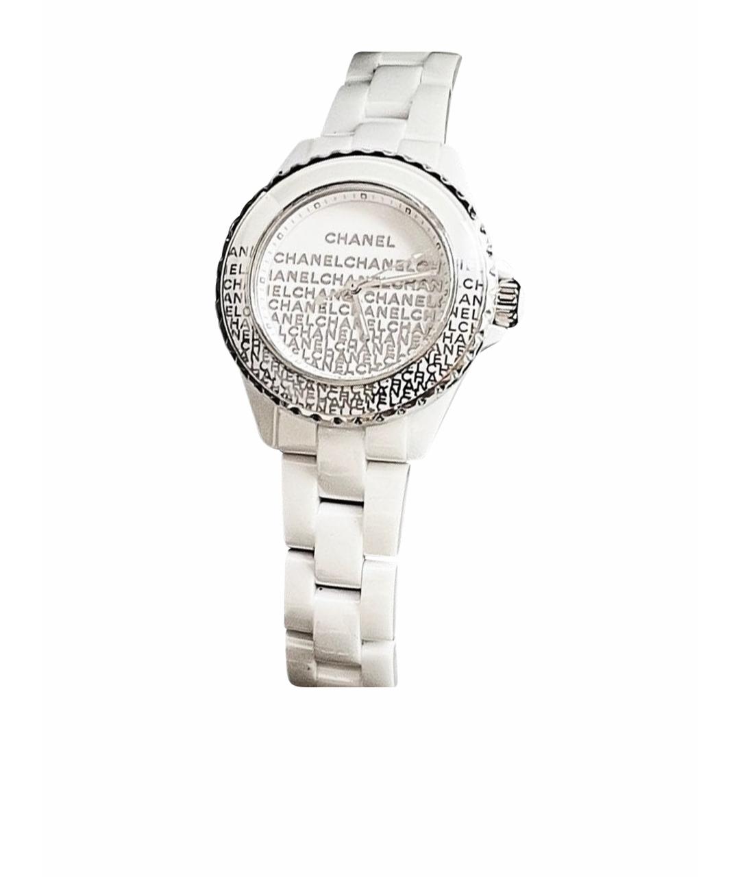 CHANEL Белые керамические часы, фото 1