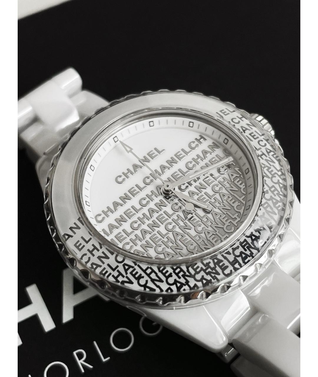 CHANEL Белые керамические часы, фото 2