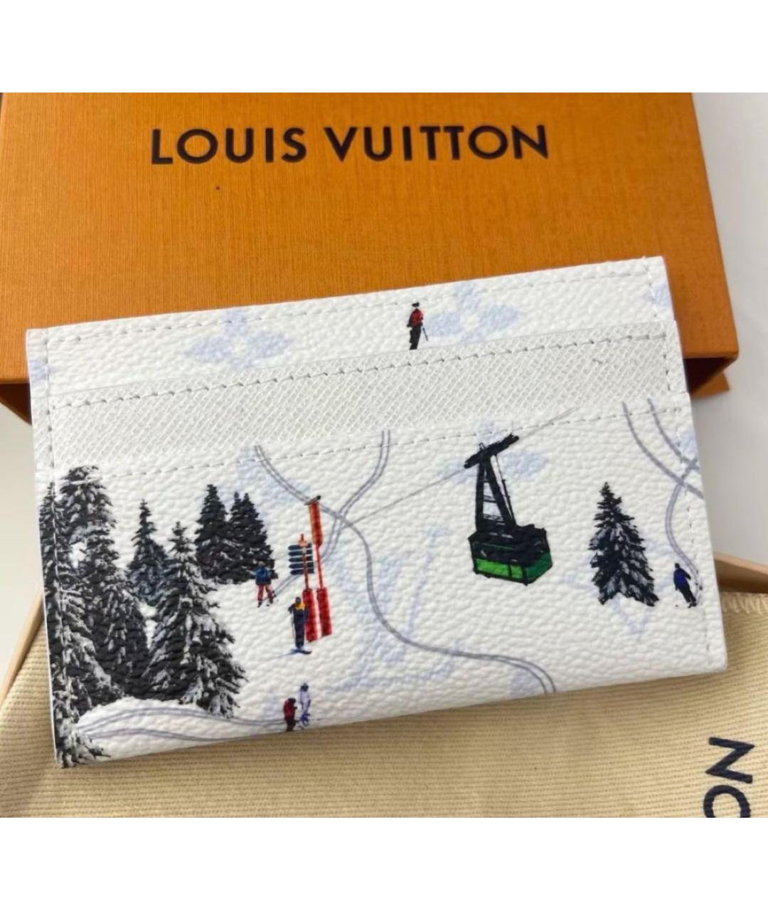 LOUIS VUITTON Белый кардхолдер, фото 2