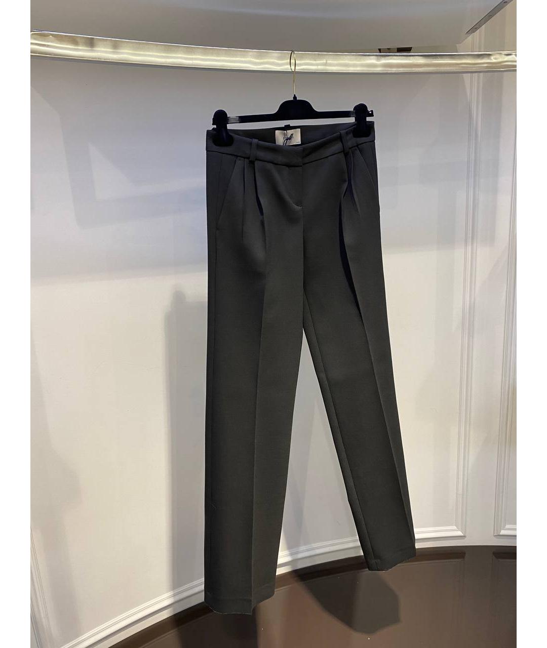 COPERNI Черные полиэстеровые прямые брюки, фото 2