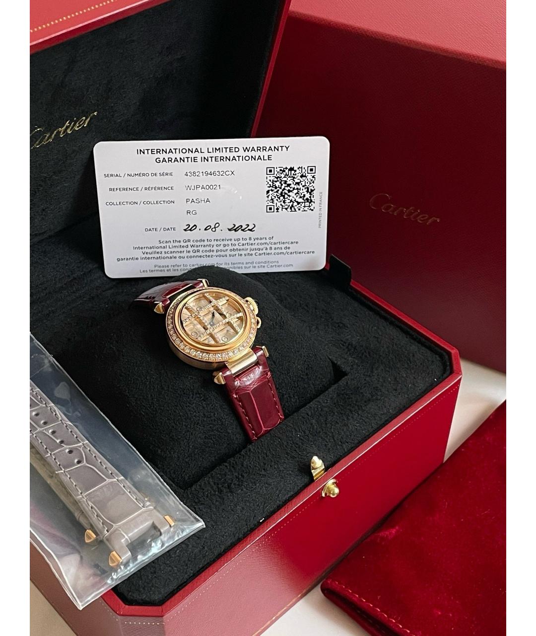 CARTIER Золотые часы из розового золота, фото 2