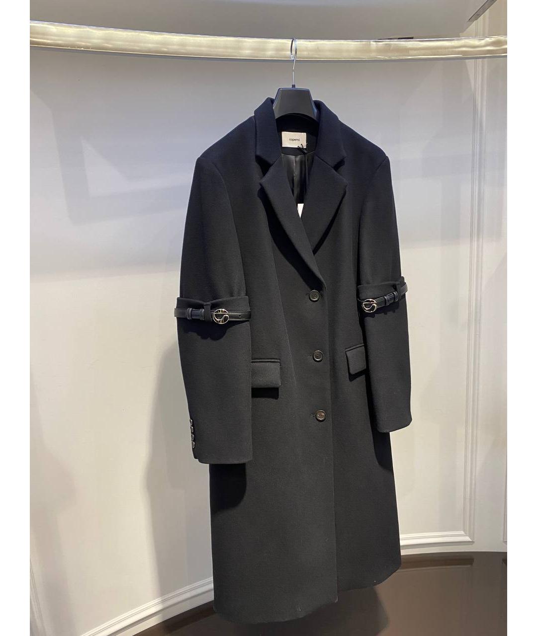 COPERNI Черное шерстяное пальто, фото 2