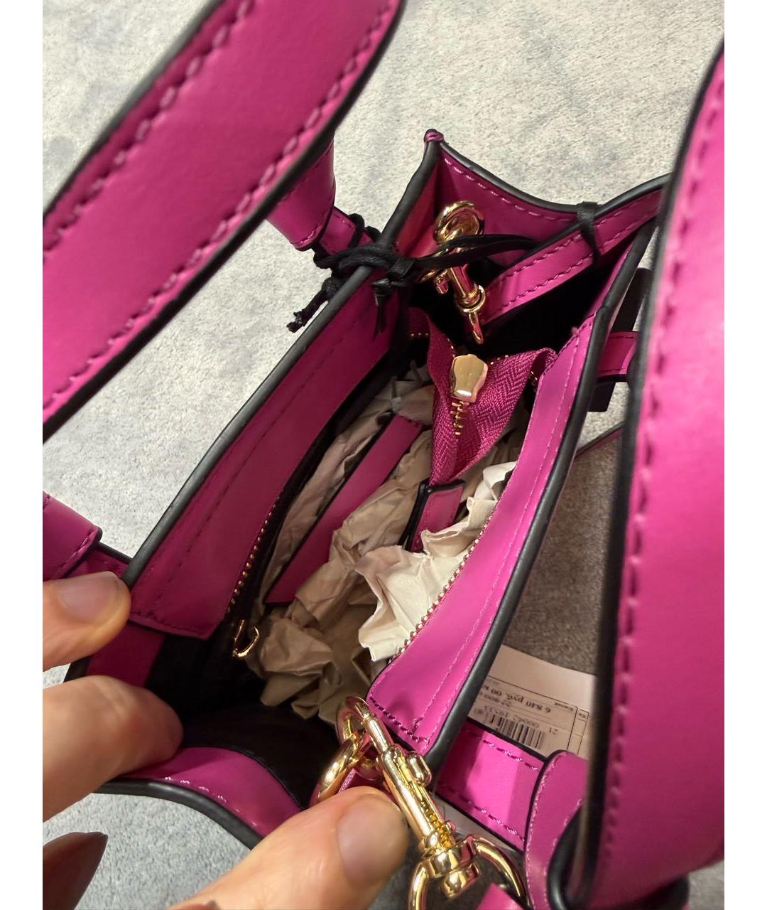 VERSACE JEANS COUTURE Розовая сумка через плечо, фото 4