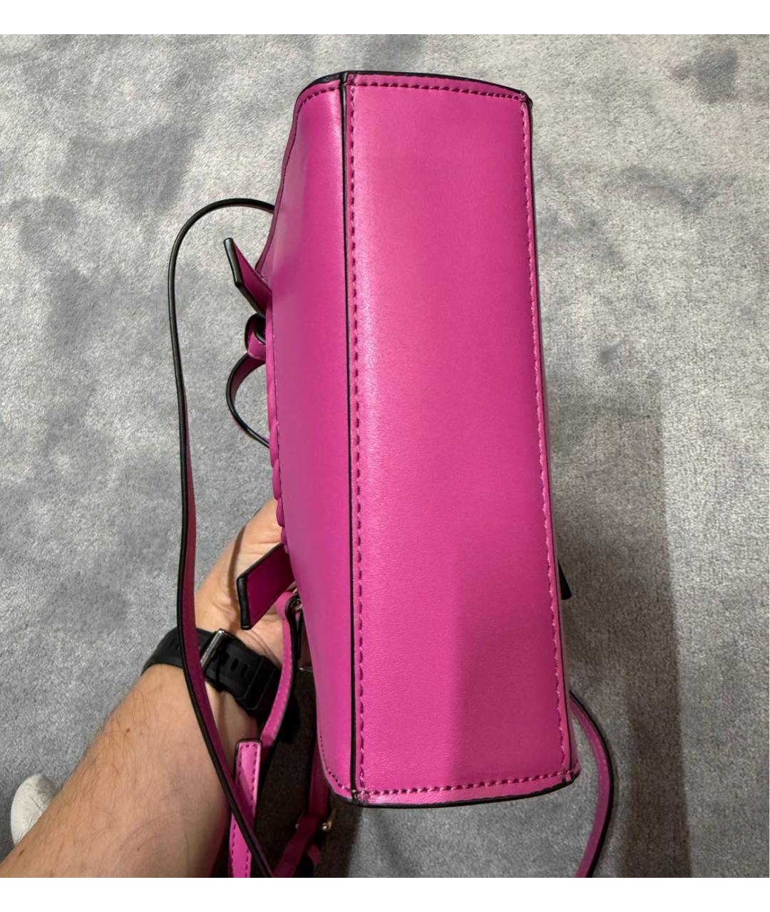 VERSACE JEANS COUTURE Розовая сумка через плечо, фото 7