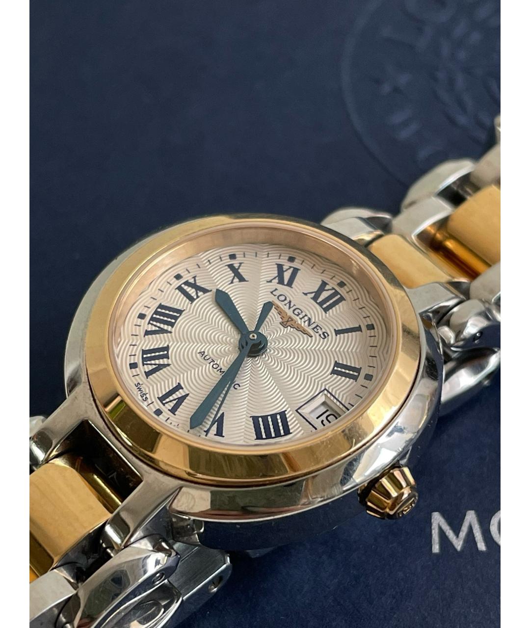 LONGINES Белые часы из розового золота, фото 3