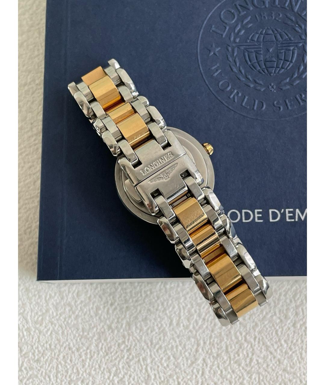 LONGINES Белые часы из розового золота, фото 6