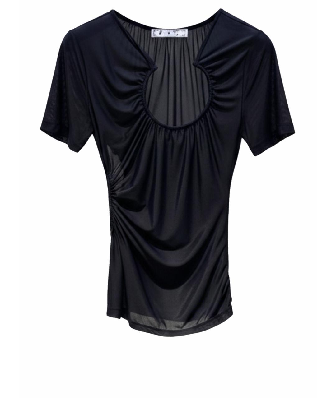 OFF-WHITE Черная полиамидовая майка, фото 1