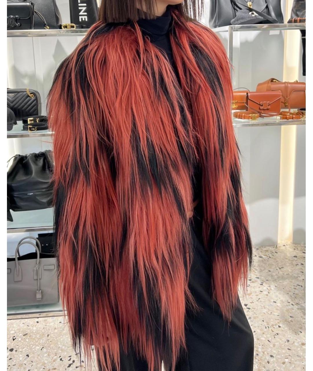 GUCCI Мульти меховая шуба, фото 2