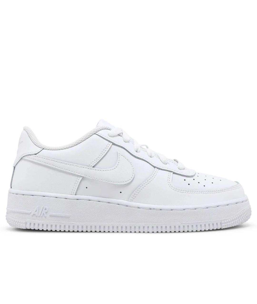 NIKE Белые кожаные низкие кроссовки / кеды, фото 7