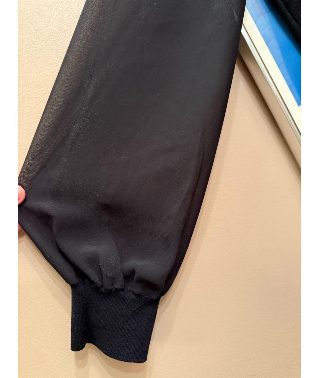 RALPH LAUREN Черный шерстяной джемпер / свитер, фото 5