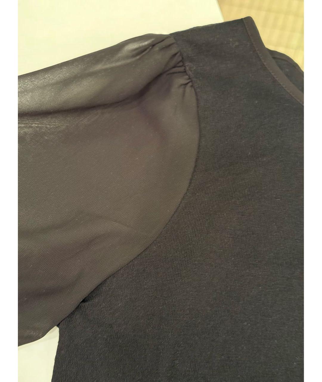 RALPH LAUREN Черный шерстяной джемпер / свитер, фото 4