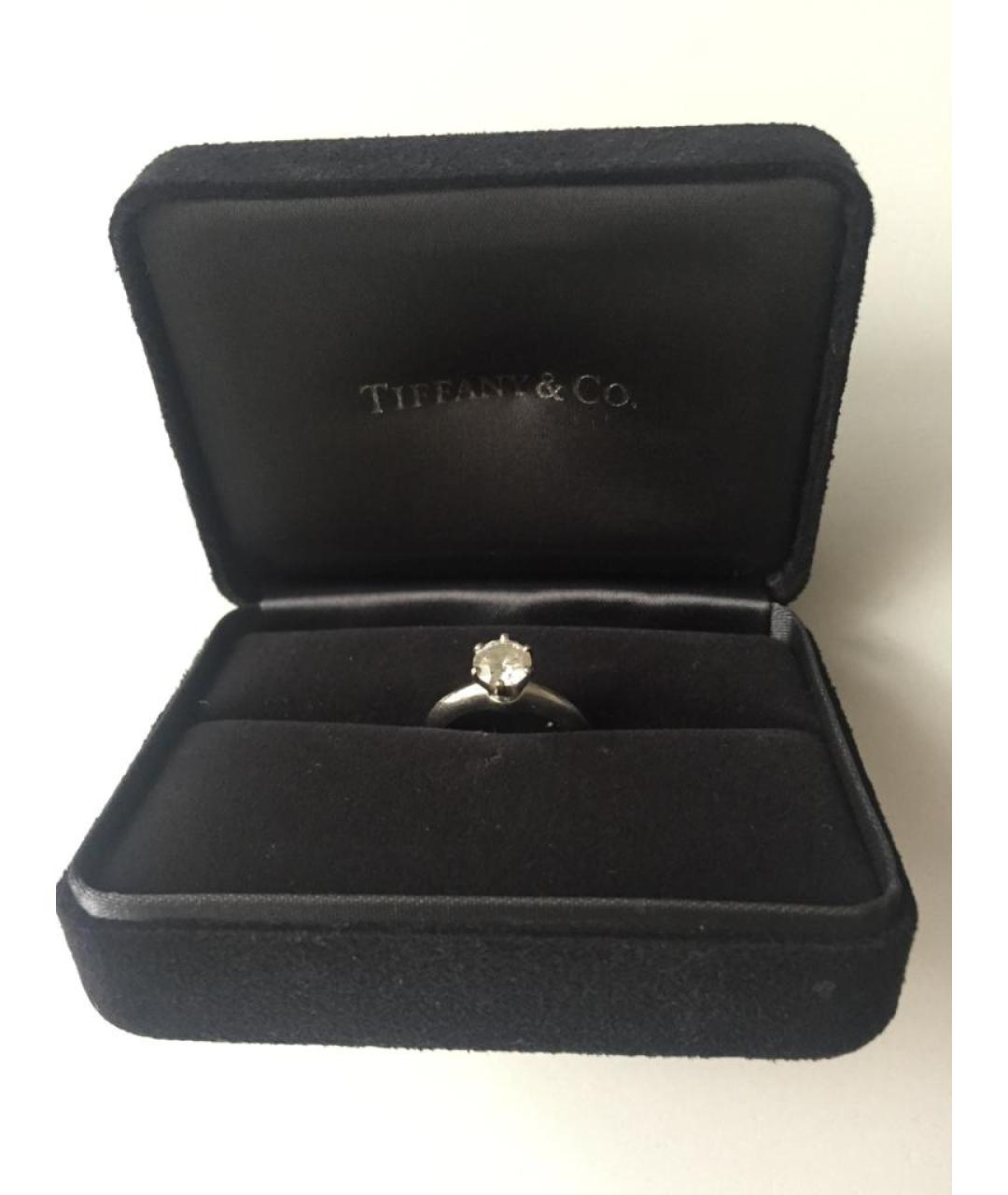 TIFFANY&CO Белое платиновое кольцо, фото 4